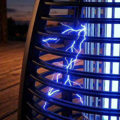 Bug Zapper Outdoor for Mosquito Flies - Waterproof Insect Killer Trap Lamp Electric 4200V Powerful Bug Zappers Indoor with LED Light for Patio Porch Garage Backyard & Home