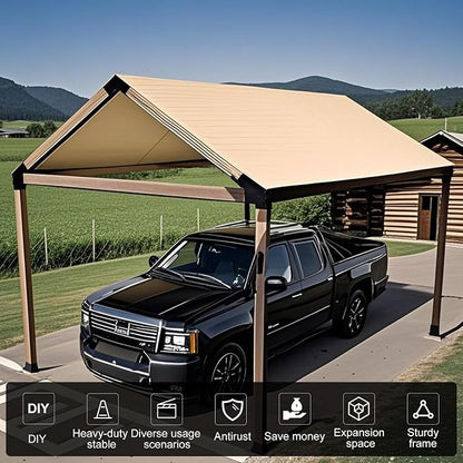 30° Slanted Pergola Whole-Set Kit for 4" x 4" Wood Pergola | Easy to Install, Weather - Resistant Bracket Kit for Carports, Gardens & More (14 Pcs)