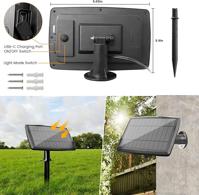 Bdrofn 100FT Solar String Lights Outdoor Waterproof, Solar Patio Lights with Remote Control & 30+2 Dimmable ST38 Edison Bulbs Shatterproof,Solar Powered String Lights for Outside Garden Backyard