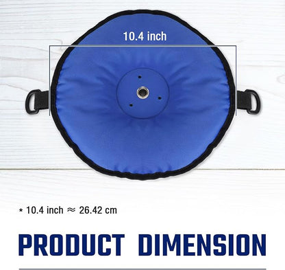 Weighted Sand Bag Boat Base Use with Long Legs Bird Deterrent, Compatible with BIRD·B·GONE/Bird Barrier Long Legs Bird Deterrent, Fit for Most Surfaces Such as Awnings, Canvas Tops, Decks, etc, Blue