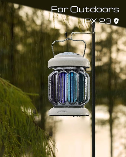 2-Pack Hybrid Spectrum, Dusk-to-Dawn Bug Zapper Outdoor Bug Zapper Indoor Mosquito Repellent Outdoor Patio Mosquito Zapper Fly Zapper Fruit Fly Trap for Indoors Killer with Light Sensor