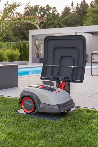 AL-KO Robotic Lawnmower Garage, Practical Folding Mechanism, Protects Against the Weather, Made of UV-Resistant Plastic