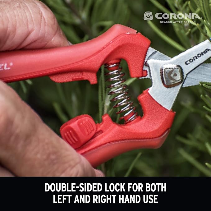 Corona FS 3214D ComfortGEL Leaf & Stem Micro Snips, Orange (Pack of 6)