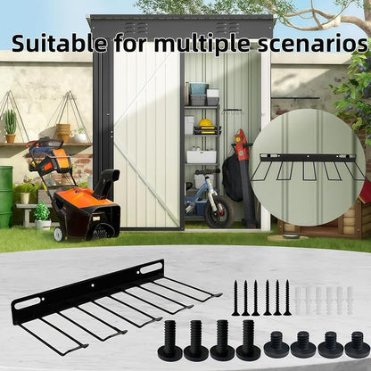 Resin Shelf Accessory Outdoor Sheds Storage,Compatible with Suncast shed Accessories,with EZ Bolt Assembly (3)