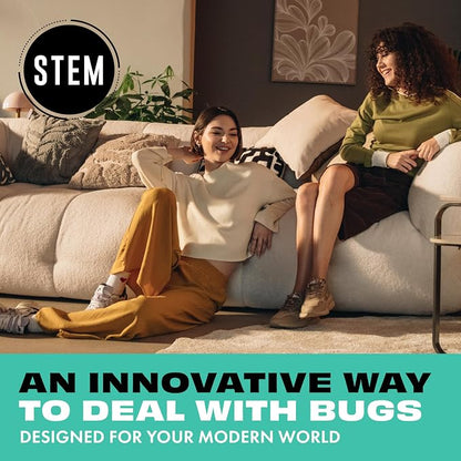 STEM Flying Insect Light Trap Refill Cartridges, Indoor Fruit Fly Trap, Insecticide-Free Pest Control for Home, Attracts and Traps Insects, Official STEM Refills - 10 Count