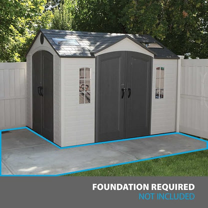 Lifetime 60001 Outdoor Storage Shed, 10 by 8 Feet