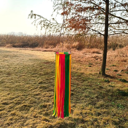 Satin Ribbon Windsock Streamer, Outdoor Decorations for Your Patio, Garden, Yard, Dock and Camper, 41-Inch, WS41-HHL