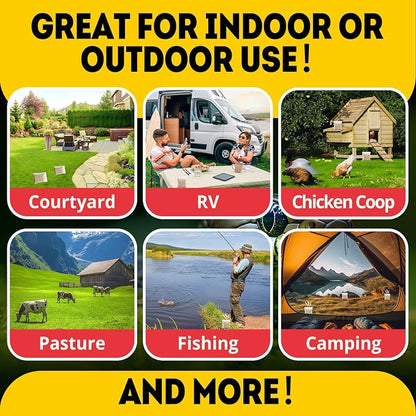 Snake Repellent for Yard, Outdoor & pet Safe, 12 Packs | deters rattlesnakes, copperheads, plant oils, indoor 120 sq ft, 2-3 months, rain resistant, non-toxic