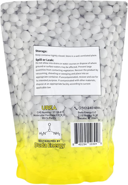 Duda Energy 5 lb Prilled Urea 46.0% Minimum Nitrogen Commercial Grade 98.5+% Purity (urea5f)