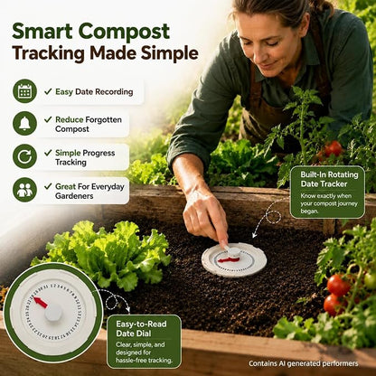 In Ground Worm Compost Bin for Raised Garden Beds,Underground Worm Composter with Date Tracker Removable Bottom,Outdoor Vermicomposting Compost Bin for Kitchen Scraps(Two Middle)