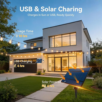 Ollny S11 100FT Solar String Lights Outdoor with Remote, Waterproof Dimmable Patio Lights with Timer & 3 Lighting Modes, 35 Shatterproof Edison Bulbs, String Lights for Outside Backyard Party Decor
