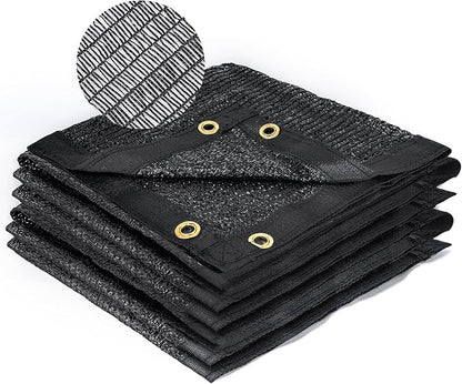 Kesfitt 50% Shade Cloth 20x48 ft, Breathable HDPE Mesh Sun Shade Tarp for Garden & Greenhouse, UV Resistant Outdoor Shade Fabric with Copper Grommets for Plants, Patio, Yard
