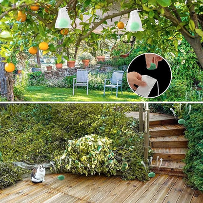 24 Pack Natural Snake Repellent, Snake Repellent for Outdoor Yard Garden House | Long-Lasting Protection | Safe for Dogs and Children, Dark Green
