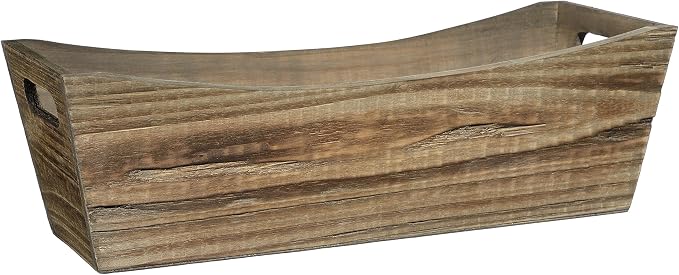 Classic Home & Garden GROWSCAPE Wood Window Box - Handled Buffalo Brown