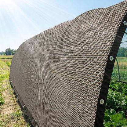 Shade Cloth,80% Sunblock Net with Metal Grommets and Reinforced Edges,Garden Sun Shade Netting,Used in Courtyards,Balconies,Carports,Greenhouse, Plants Growing,Chicken Coop Patios etc.24x24FT
