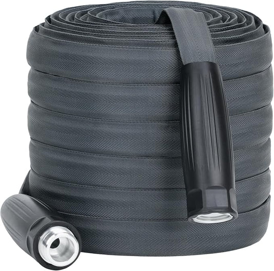 LINEX Lightweight Garden Hose 50 ft Ultra Flexible, Kink-Free for Outdoor Water Hose Non-Expanding, Burst-Resistant, Heavy Duty RV Hose 5/8 inch