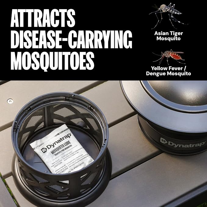 DynaTrap 100611 Atrakta Mosquito Lure Sachet for Any DynaTrap Insect Trap, Lasts 60 Days, Mosquito Trap Attractant | Targets Mosquitoes, Compatible with all DynaTrap Insect Traps, 100611