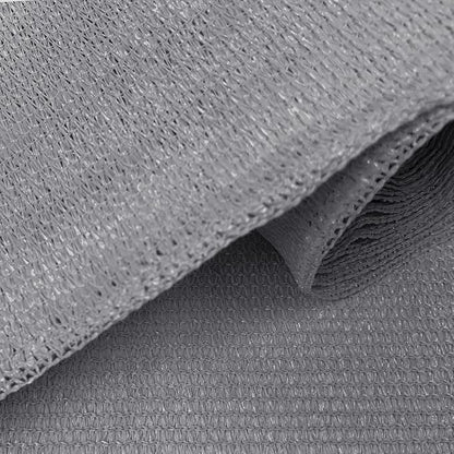 Universal Pergola Replacement Canopy Shade Cover with Breathable HDPE Fabric & Rod Pockets for 10 x 10 FT Pergola, Canopy Size: 192'' L x 106'' W (Light Grey)