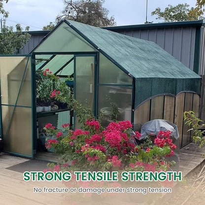 Shade Cloth, 14FT X 20FT 70% Green Outdoor Woven Sun Shade with Grommets, Durable Breathable Netting Shading Antifreezing for Patio, Garden, DIY Home, Plants Cover, Greenhouse, Dog Kennel