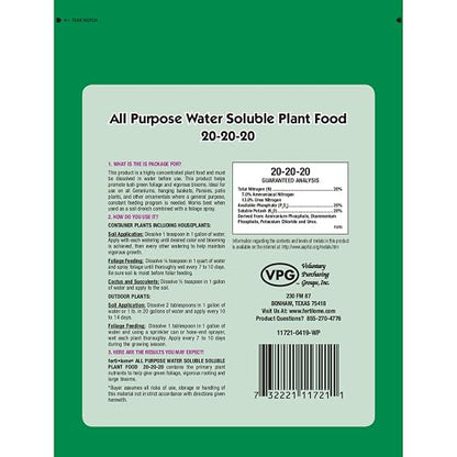 Fertilome (11721) All Purpose Water Soluble Plant Food 20-20-20 (1.5 lb.)