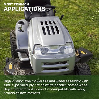 Marathon 20336 13x5.00-6" Pneumatic Tire and Wheel Assembly, Replacement Lawn Mower Tire
