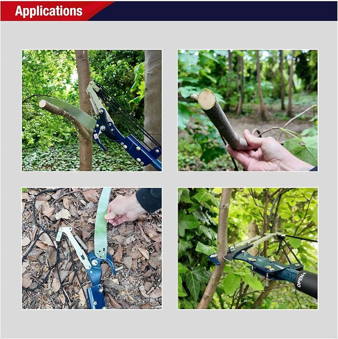 Spear & Jackson 4935TP Razorsharp Lightweight Telescopic Tree Pruner, Silver