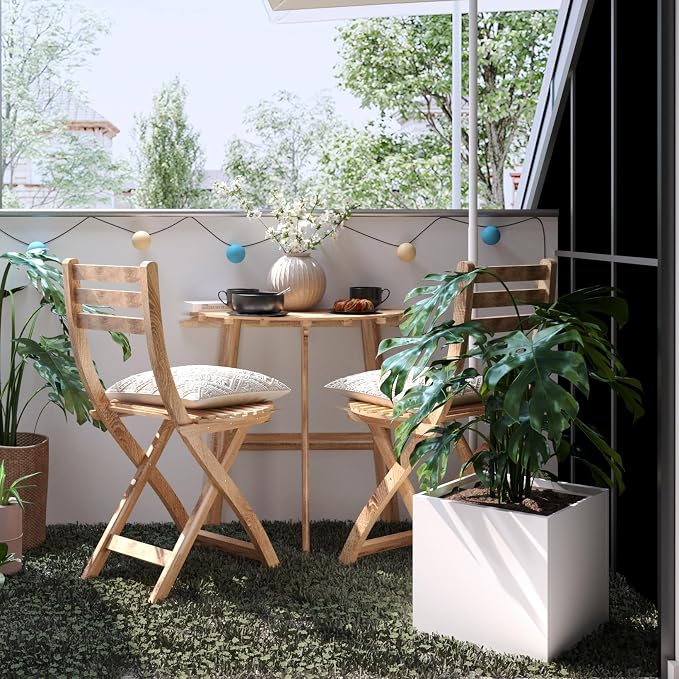 White Steel Planter 24 Inch Square Outdoor Planters Galvanized Steel Planter Box Indoor Metal Large Planters Cube Heavy Duty Planter Modern Commercial Residential for Plants Trees Patio Yard Garden