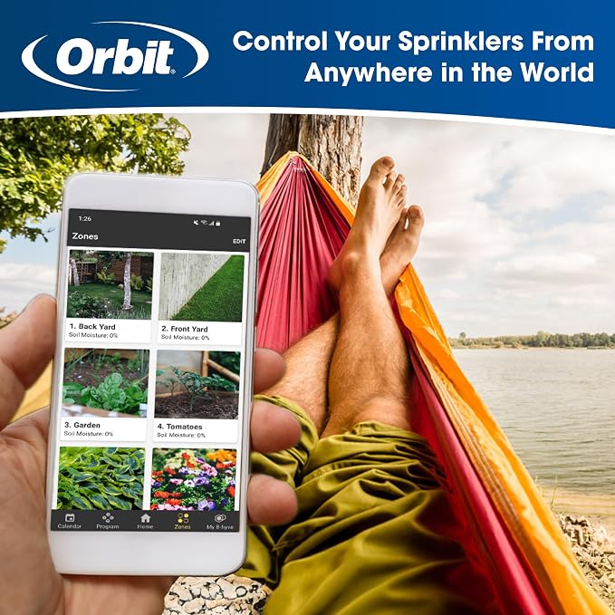 Orbit B-hyve XR Smart Sprinkler Timer - 16-Zone - WiFi-Enabled Indoor/Outdoor Irrigation Controller - App Control - Weatherproof Watering System - Multi Zone - Custom Programs - 57995 (Pack of 2)