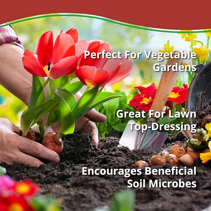 Worm Bliss (1 Qt) - Organic Worm Castings for Plants & Gardening - OMRI-Listed Earthworm Castings for Plants, Vegetables, Flowers, & Potting Soil - Organic Garden Fertilizer Rich in Nutrients