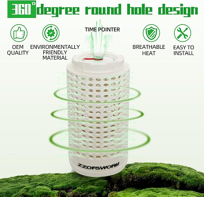 In-Ground Worm Compost Bin | For raised beds, date tracker lid, removable bottom for easy harvest, 360° airflow, reduces odor from kitchen scraps
