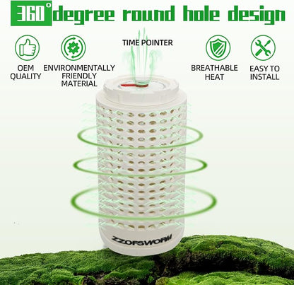In Ground Worm Compost Bin for Raised Garden Beds,Underground Worm Composter with Date Tracker Removable Bottom,Outdoor Vermicomposting Compost Bin for Kitchen Scraps(Two Middle)