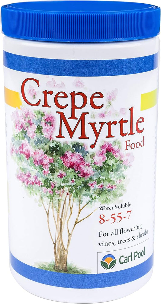 Crepe Myrtle Plant Food -- Water Soluble 24oz 8-55-7 -- Carl Pool Fertilizers