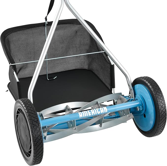 American Lawn Mower 1604-16 16" 5-Blade Reel Mower with Grass Catcher