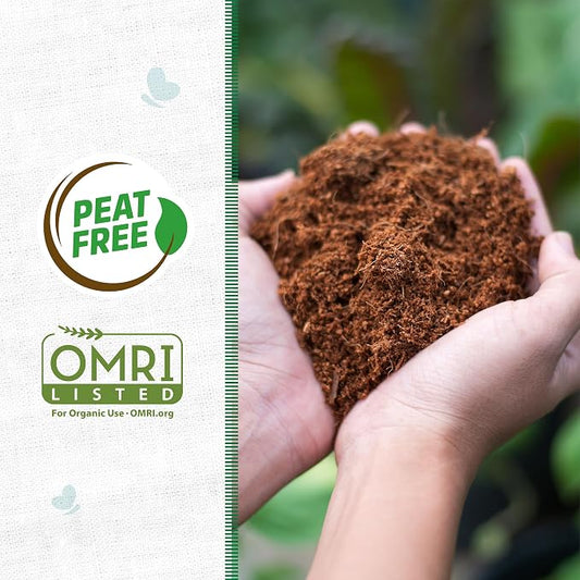 Back to The Roots Organic Coir, 51 Quart Expanding Soil, Great for Seeds and Potting (Pack of 4)