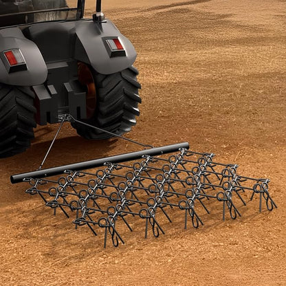 VEVOR Drag Harrow,5 ft x 4.5 ft Durable Chain Harrow with 60 Sharp Teeth,Suitable for ATV UTV Tractor, Ideal for Soil Preparation, Seeding, Smoothing Landscapes, and Yard Gravel Driveway Maintenance