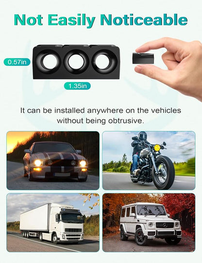 Elook Upgraded Deer Whistles for Car,Three-Horn,6 Pack | Save Deer Horn,for Vehicles,Trunks,Motorcycle,Patented Product