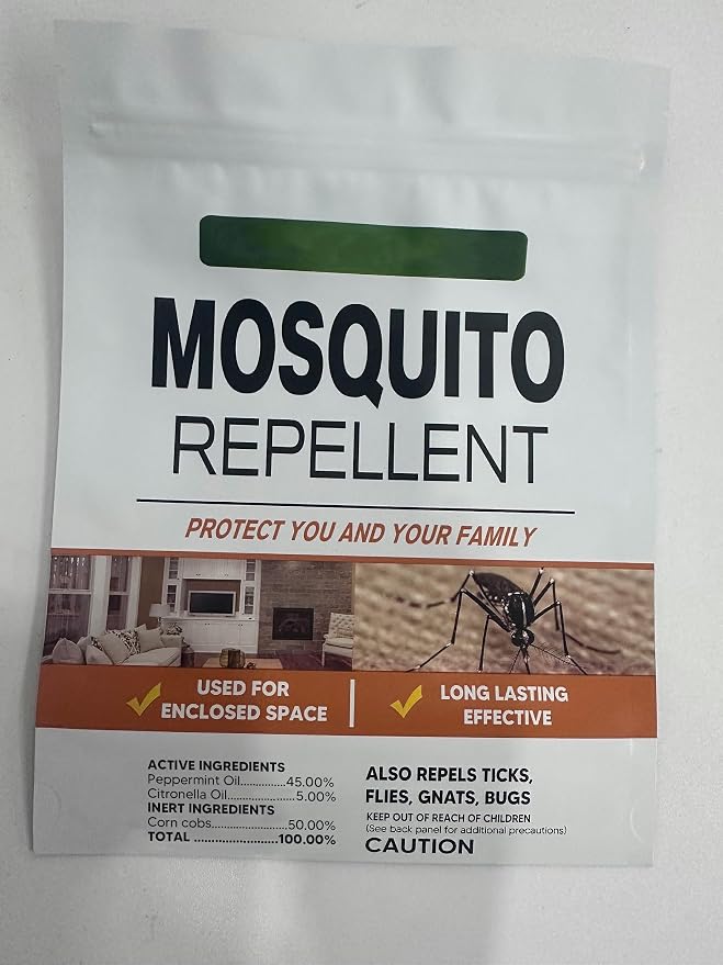 AUDQQM Mosquito Repellent Outdoor Patio, Mosquito Balls Indoor, Mosquitoes for Yard, Keep Mosquitoes Away for Room/Porch/Camping, Effective for 60 Days-12P