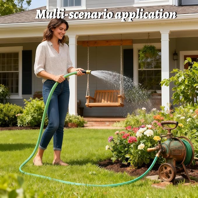 Atlantic Female to Female Short Leader Garden hose 3/4 inch ID 3 ft | for Hose Reel