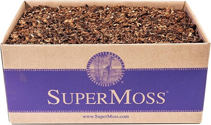 SuperMoss (23107) Orchid Potting Bark, 100% Natural White Fir Bark, 1/4", 1,560 Cu. in.