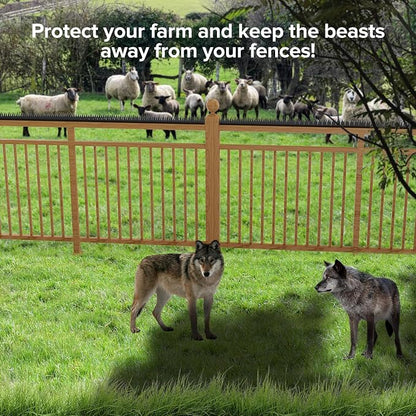 6PCS Metal Anti-Climb Fence Spikes, Durable Wall Guard for Home Security | and Animal Deterrent Spikes, Suitable for Home and Garden Fences, Fits Various Lengths - Heavy Duty.