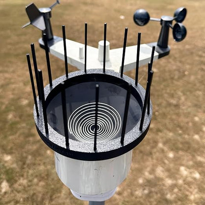 Bird Deterrent Spike Rings for Ambient Weather WS-2902 WS-2000 Weather Station | 3D Printed