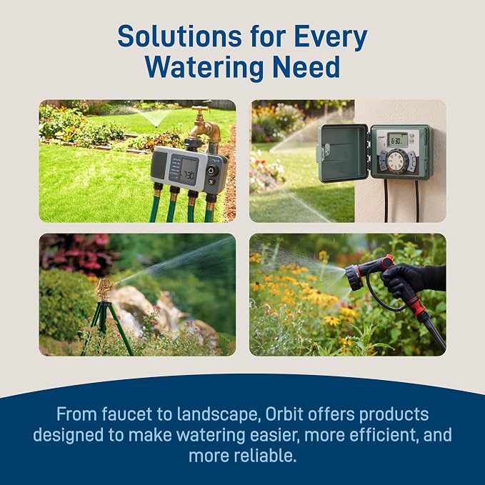 Orbit B-hyve XR Smart Sprinkler Timer - 8-Zone - WiFi-Enabled Indoor/Outdoor Irrigation Controller - App Control - Weatherproof Watering System - Multi Zone - Custom Programs - 57985