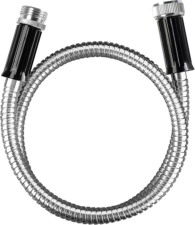 Beaulife Metal Short Garden Hose 5ft Connectors, Drainage Hose for Dehumidifier Small Water Hose Extension High Pressure Bib Reel Extender, Drinking Water Hose for RV Outdoor