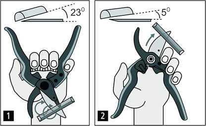 FELCO 160L Pruning Shears – 8.9" Lightweight Swiss-Made Garden Clippers for Large Hands | Garden Tool Cutter with Precision Bypass Blade, Fiberglass Composite Handles, Replaceable Parts