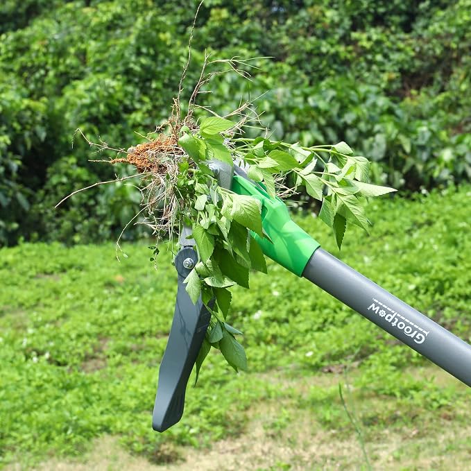 Grootpow Weed Puller + Hand Weeder - Bundle Stand Up Weed Puller & Hand Weeder Tool for The Easiest & Most Effective Weed Removal