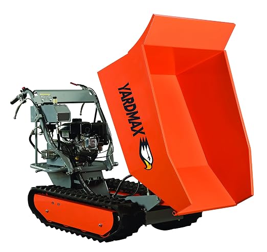 YARDMAX YD8105 Track Barrow with Hydraulic Assist, 1100 lb. Capacity, Briggs CR950, 6.5 hp, 208cc