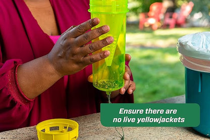 RESCUE! Yellowjacket Attractant Reusable Yellowjacket Traps – 4 Week Supply | insect-repellants