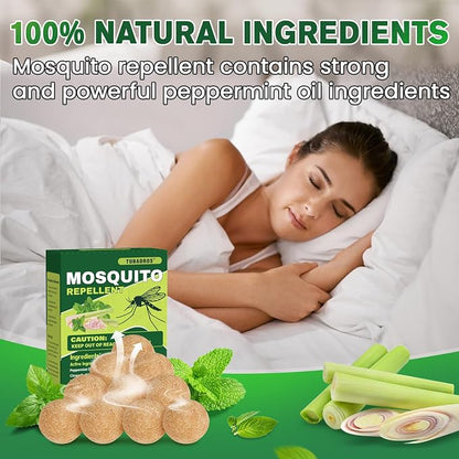 Mosquito Repellent Outdoor, Natural Peppermint Oil to Repel Mosquito, Mosquito Repellent for Indoor Use, for Yard, Garden, Long Lasting Keep Mosquito Away for Camping, Travel, Hiking, Fishing-10Pack