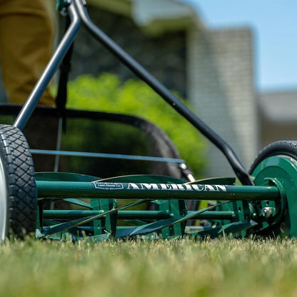 American Lawn Mower 1725-16GC 16" 7-Blade Reel Mower with Grass Catcher