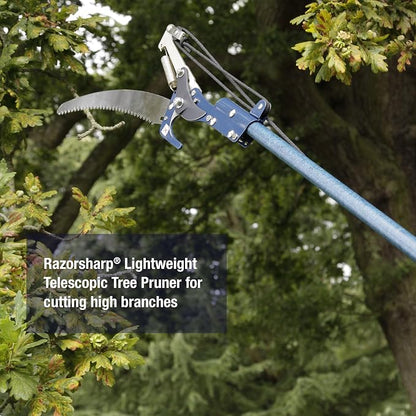 Spear & Jackson 4935TP Razorsharp Lightweight Telescopic Tree Pruner, Silver